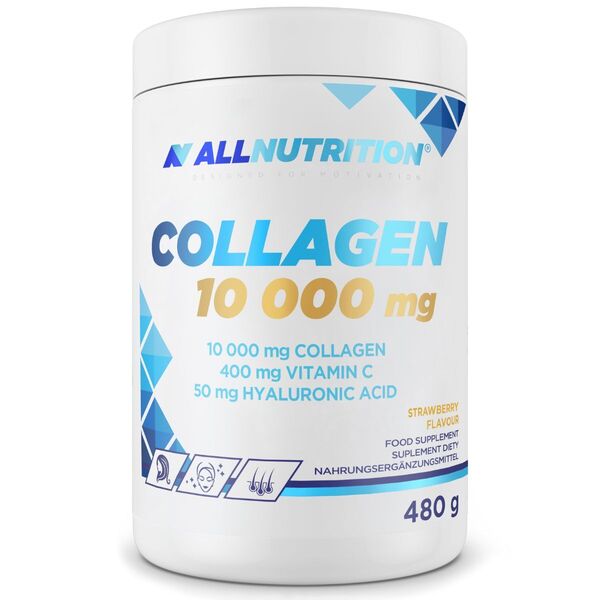 Allnutrition - Kollagén, Eper Ízű - 480G