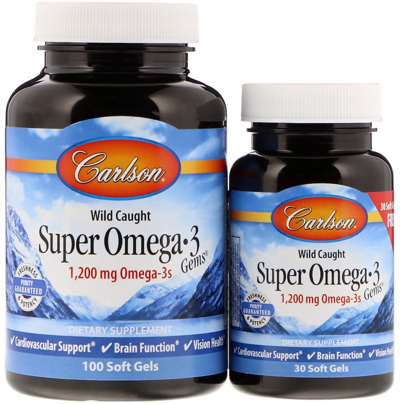 Carlson Labs - Wild Caught Super Omega-3 Gems