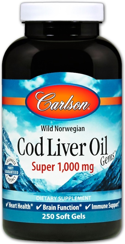 Carlson Labs - Wild Norwegian Cod Liver Oil Gems