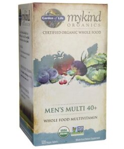 Garden of Life - Mykind Organics Men's Multi 40+ - 120 vegan tablets