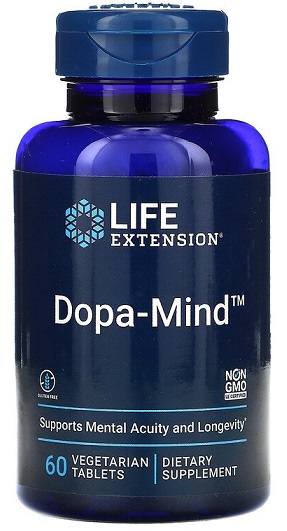 Life Extension - Dopa-Mind - 60 vegetarian tabs