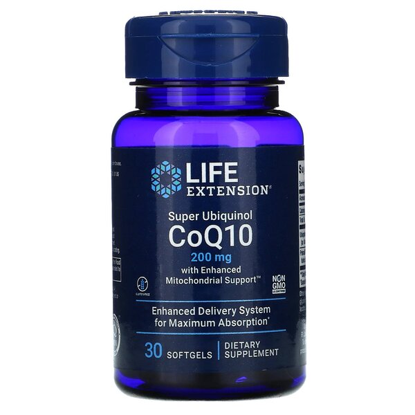 Life Extension - Super Ubiquinol CoQ10 with Enhanced Mitochondrial Support