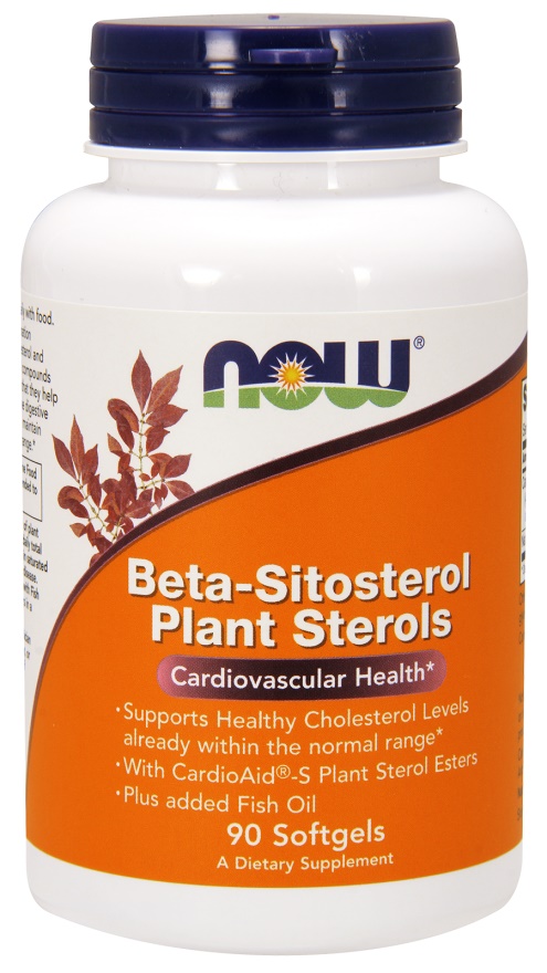 NOW Foods - Beta-Sitosterol Plant Sterols - 90 softgels