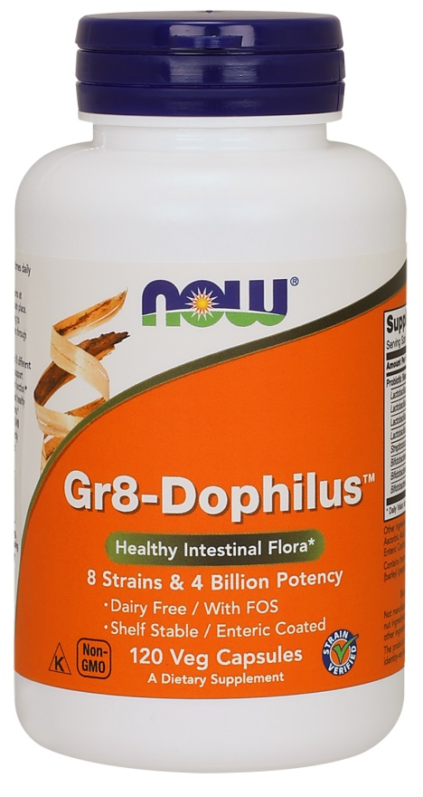 NOW Foods - Gr8-Dophilus - 120 vcaps
