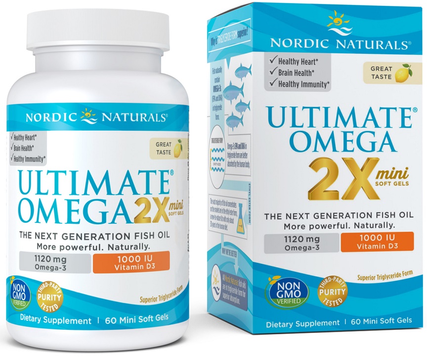 Nordic Naturals - Ultimate Omega 2X Mini with Vitamin D3