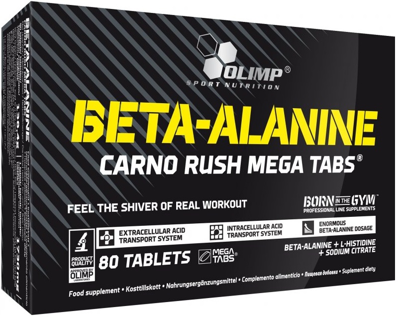 Olimp Nutrition - Beta Alanine - Carno Rush Mega Tabs - 80 tabs