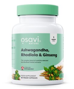 Osavi - Ashwagandha + Rhodiola & Ginseng - 60 vegan capsules