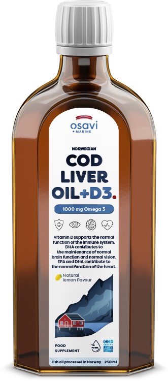 Osavi - Norwegian Cod Liver Oil + D3
