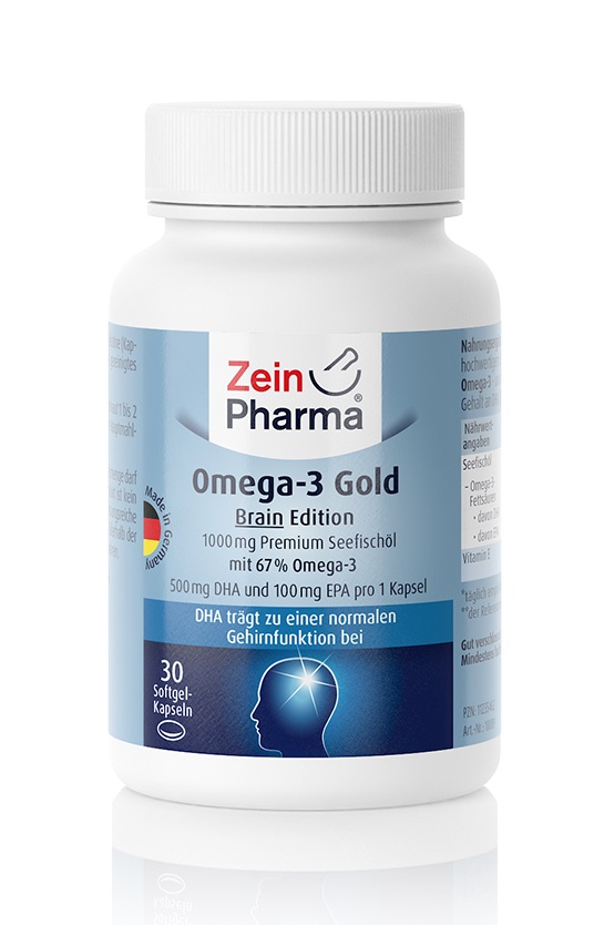 Zein Pharma - Omega-3 Gold - Brain Edition