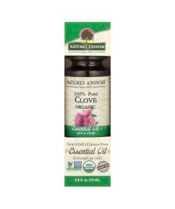 Nature's Answer - 100% Pure Clove Essential Oil - 15 ml.