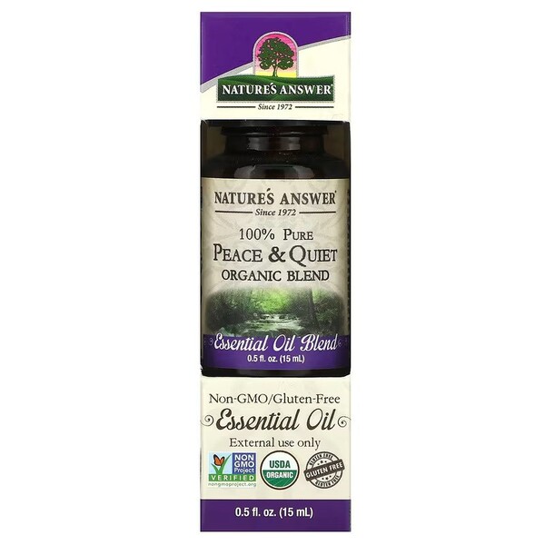 Nature's Answer - 100% Pure Peace & Quite Blend Essential Oil - 15 ml.