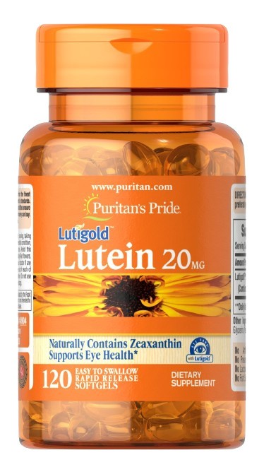 Puritan's Pride - Lutein, 20Mg - 120 Softgels