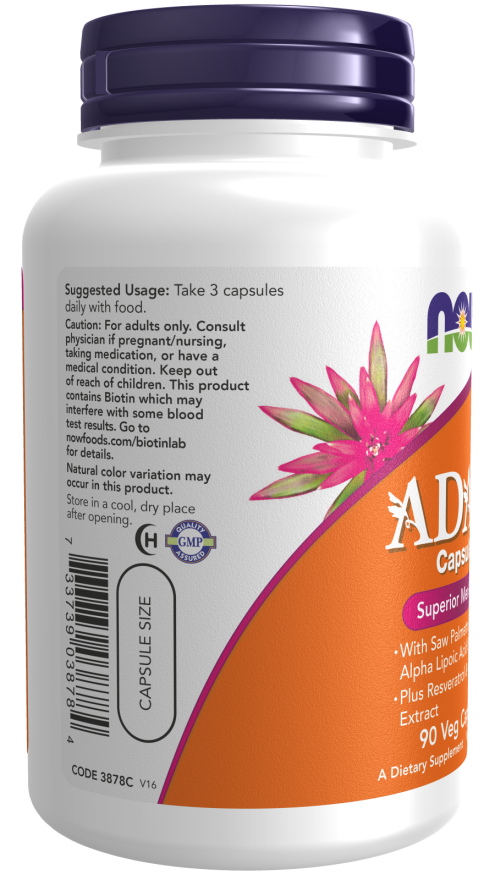 NOW Foods - ADAM multivitamin férfiaknak + 90 kapszula - Image 3