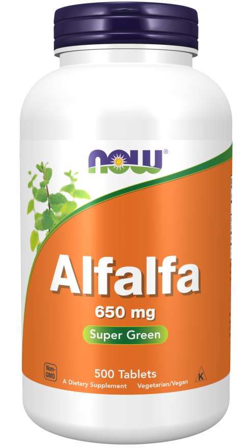 NOW Foods - Alfalfa 650 mg - 500 tabletta - Image 4