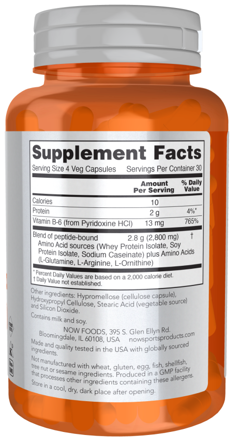 NOW Foods - Aminokomplett, 360 kapszula - Image 2