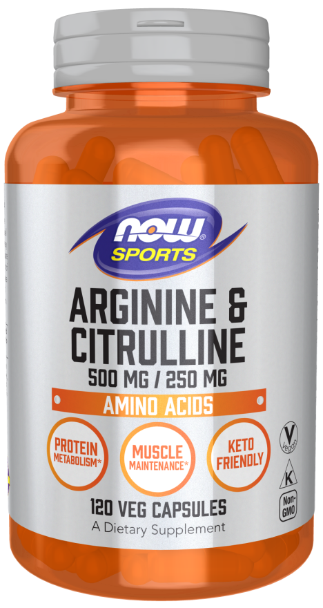 Arginine & Citrulline 500 mg / 250 mg Veg Capsules