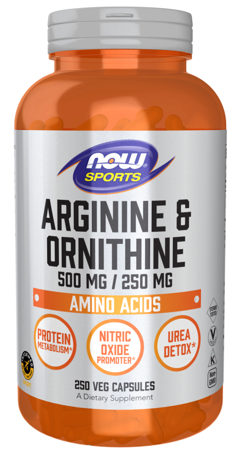 NOW Foods - Arginin és Ornithin, 500/250 mg - 250 kapszula - Image 4