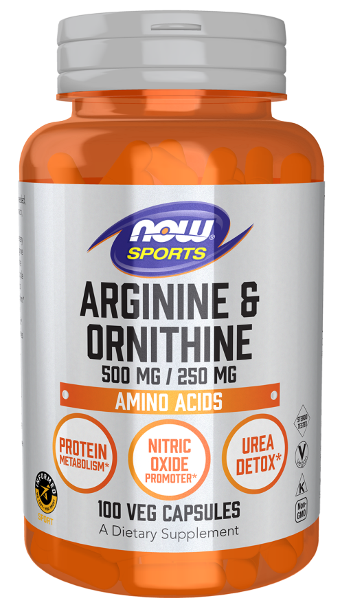 Arginine & Ornithine 500 mg / 250 mg Veg Capsules