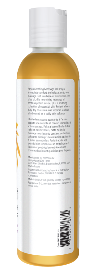 NOW Foods - Arnika Nyugtató Masszázsolaj - 237 ml - Image 2