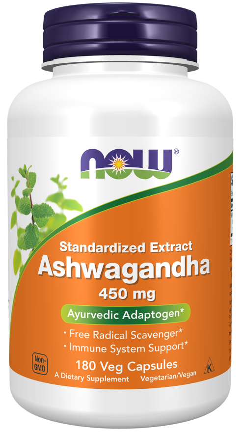 NOW Foods - Ashwagandha kivonat, 450 mg - 90 kapszula - Image 4