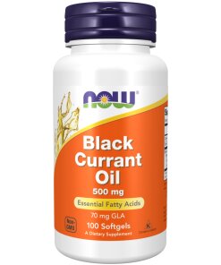 Black Currant Oil 500 mg Softgels