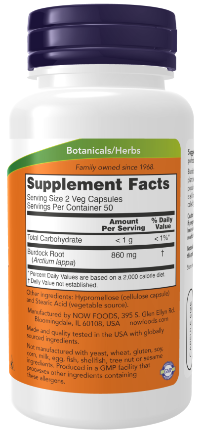 NOW Foods - Nagy csalán gyökér, 430mg - 100 kapszula - Image 2