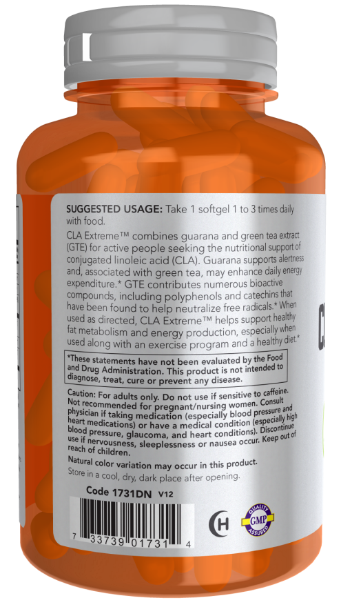 NOW Foods - CLA Extreme - 90 lágyzselatin kapszula - Image 3