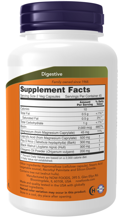 NOW Foods - Candida Támogatás - 90 kapszula - Image 2