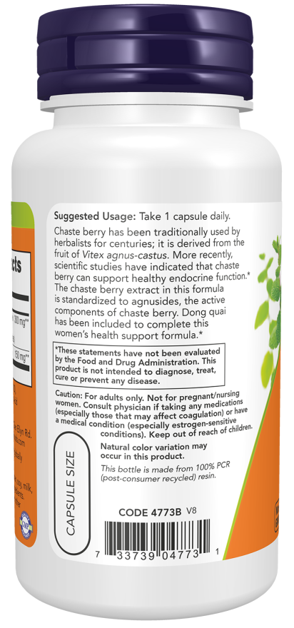 NOW Foods - Vitex-kivonat, 300 mg - 90 kapszula - Image 3