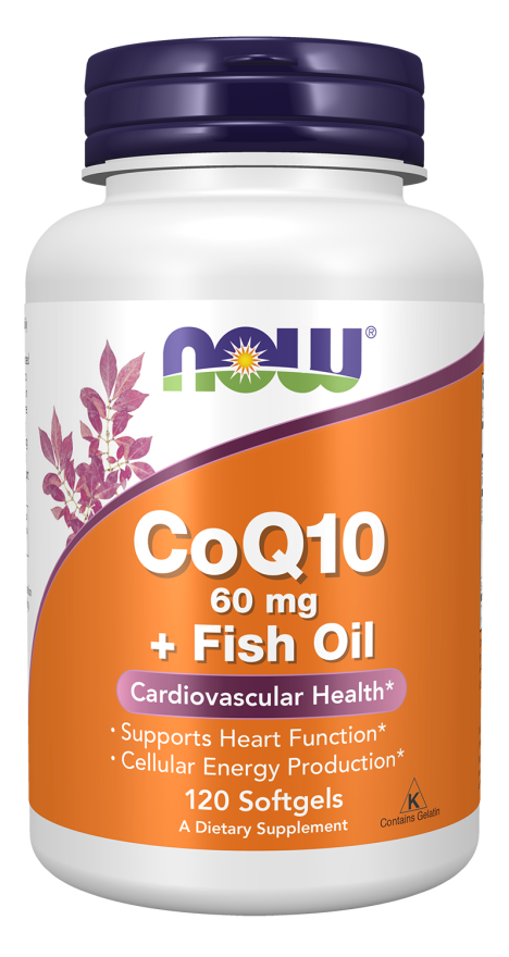 NOW Foods - CoQ10 Omega-3-zal, 60 mg - 60 lágyzselatin kapszula - Image 4