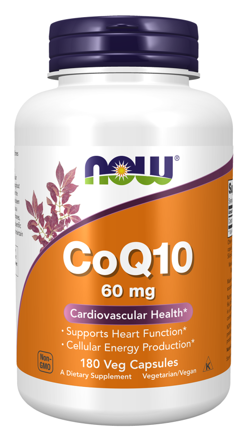 NOW Foods - CoQ10, 60 mg - 60 kapszula - Image 4