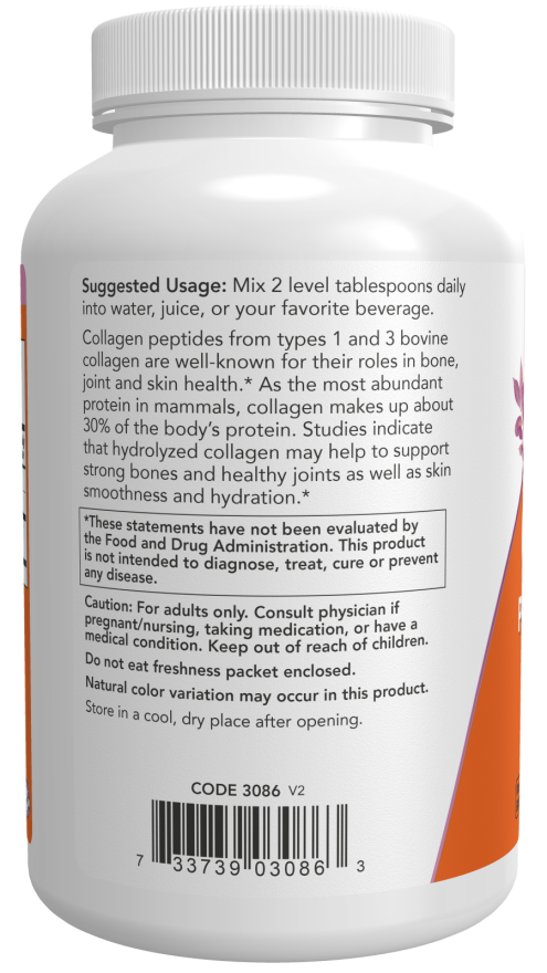 NOW Foods - Kollagén Peptidek Por - 227g - Image 3
