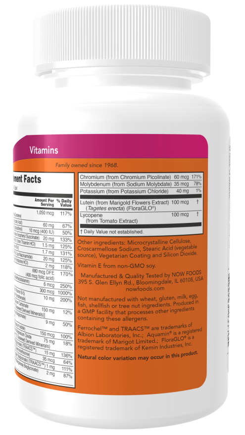 NOW Foods - Napi vitaminok - 250 tabletta - Image 3