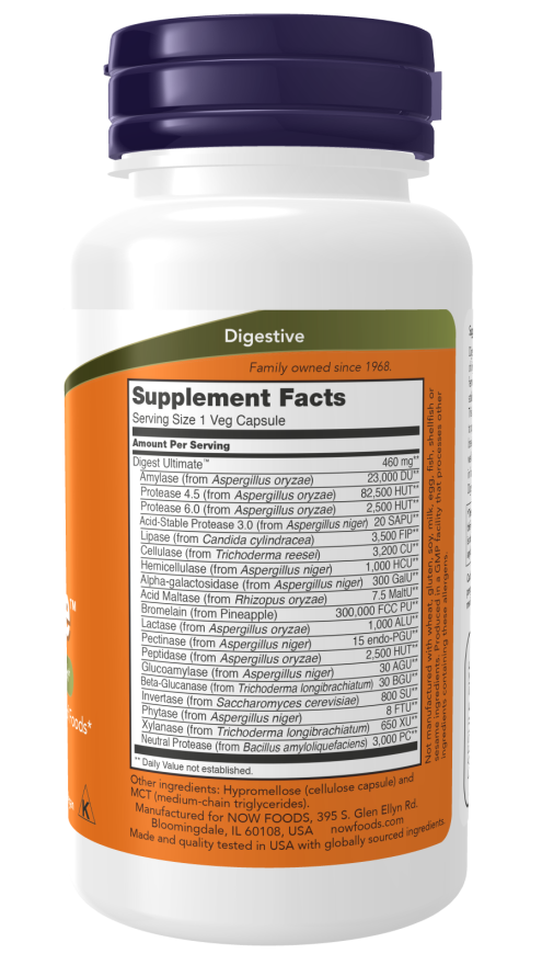 NOW Foods - Ultimate Emésztés - 60 kapszula - Image 2