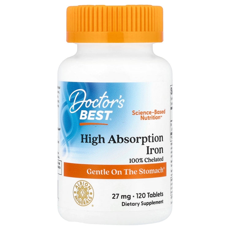 Doctor's Best High Absorption Iron with Ferrochel
