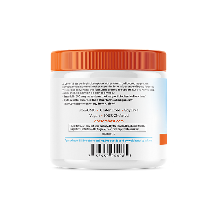 Doctor's Best - Magas Felszívódású Magnézium Por - 200g - Image 3