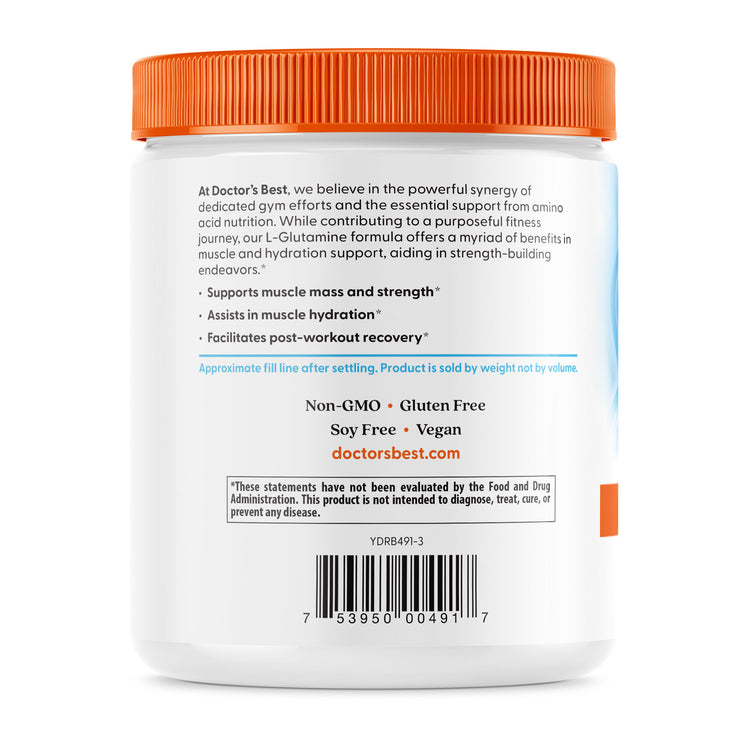 Doctor's Best - L-Glutamin por - 300g - Image 3