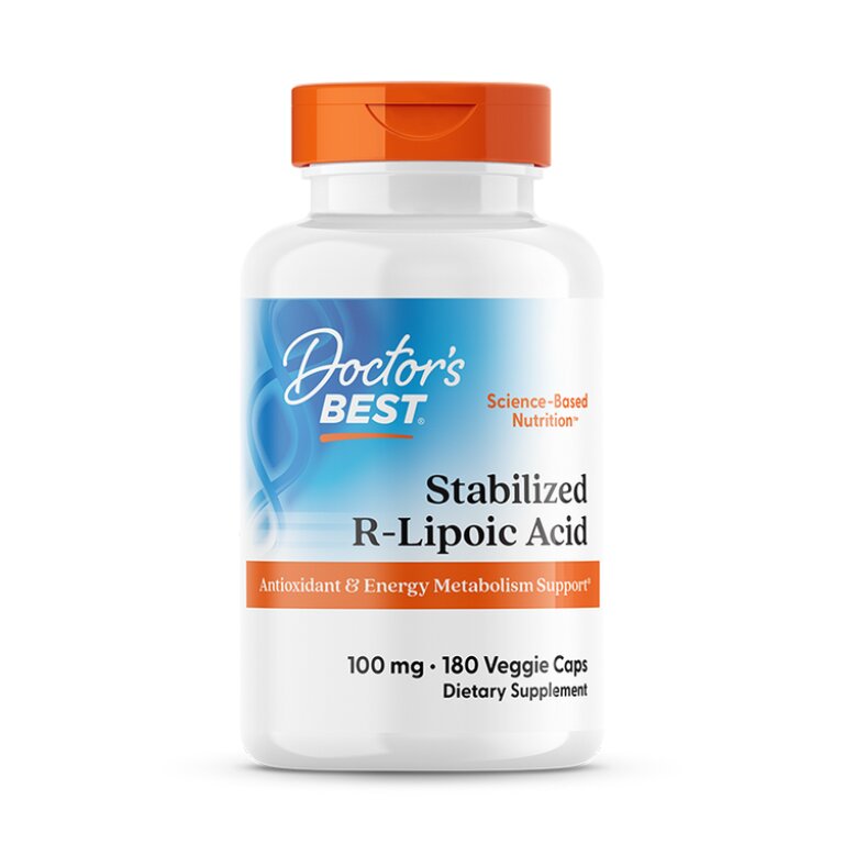 Doctor's Best Stabilized R-Lipoic Acid with BioEnhanced Na-RALA