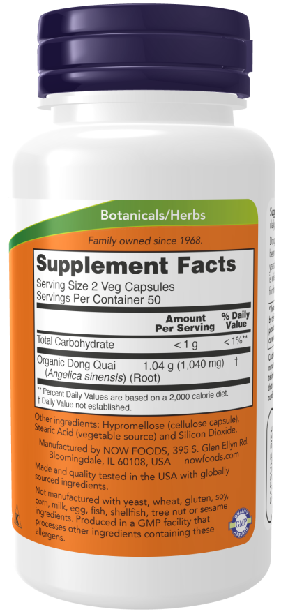 NOW Foods - Dong Quai 520 mg - 100 kapszula - Image 2
