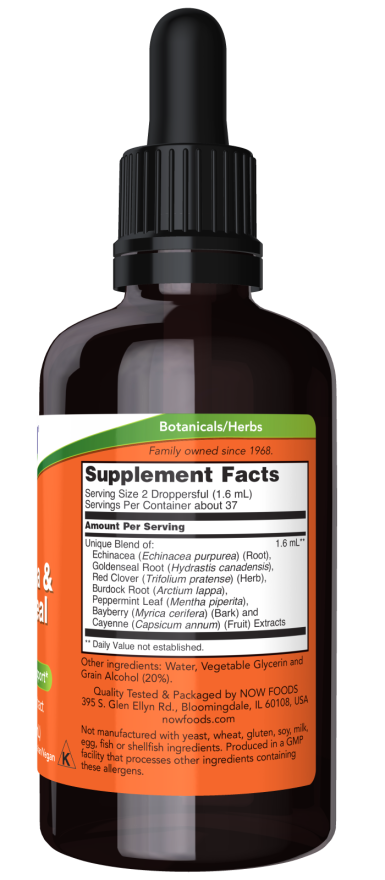 NOW Foods - Echinacea és Aranyvessző Plusz - 60 ml - Image 2
