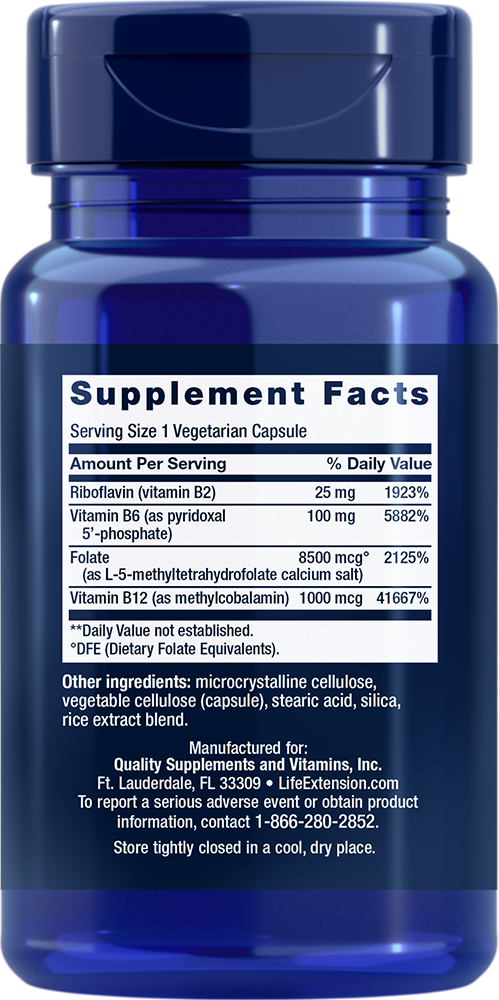 Life Extension - Homocisztin Ellenállás - 60 kapszula - Image 2