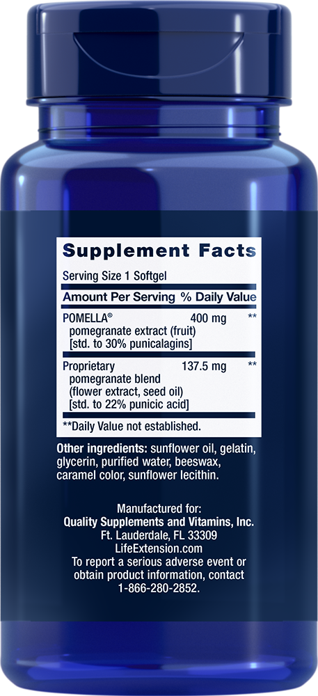 Life Extension - Gránátalma Komplex - 30 lágy kapszula - Image 2
