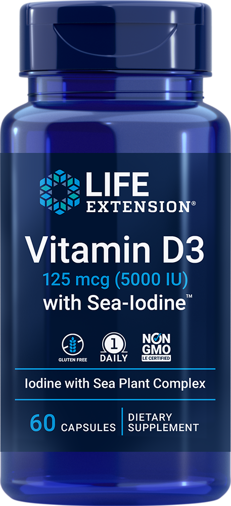 Eco Supplements - Vitamin D3 with Sea-Iodine™