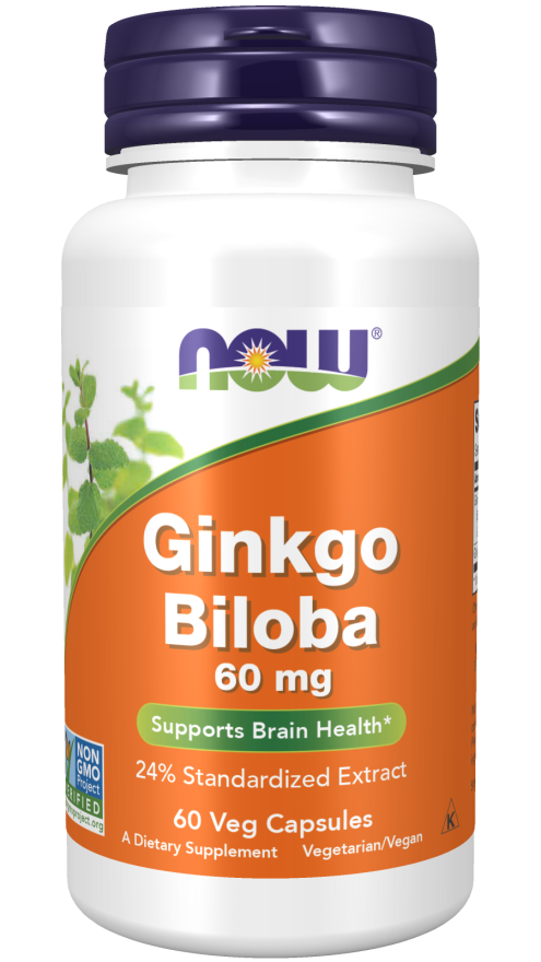 Ginkgo Biloba 60 mg Veg Capsules