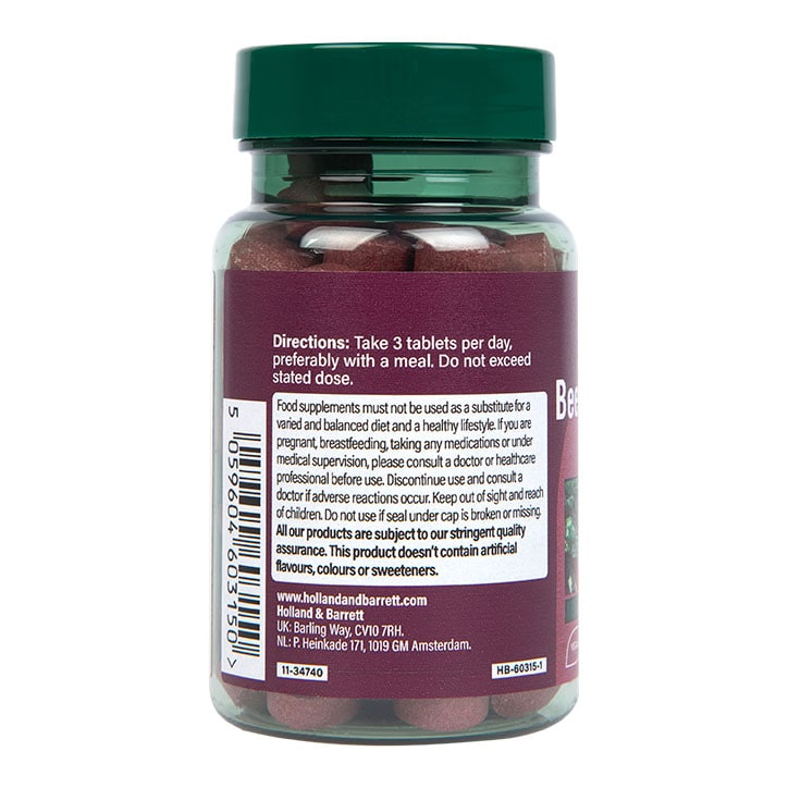 Holland & Barrett - Céklakivonat, 945mg - 90 tabletta - Image 2