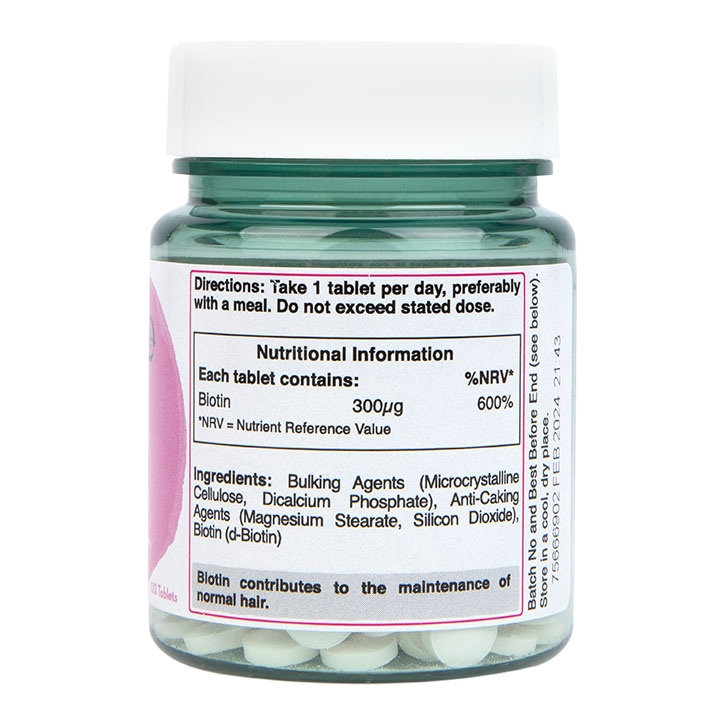Holland & Barrett - Biotin 300 mcg, 120 tabletta - Image 3
