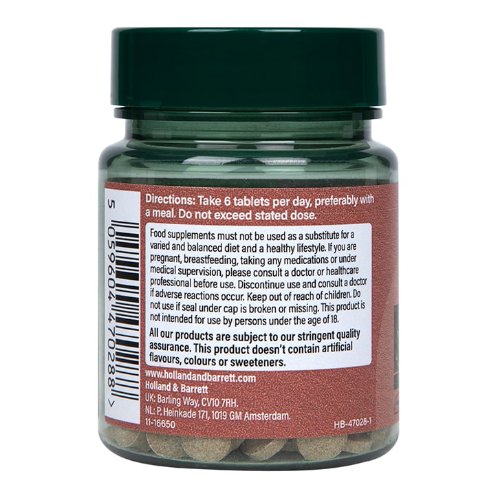 Holland & Barrett - Csipkebogyó, 4500mg - 120 tabletta - Image 2