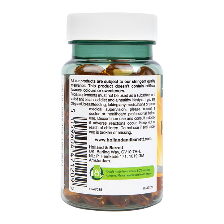 Holland & Barrett - Natúr E-vitamin, 400 IU - 90 kapszula - Image 2