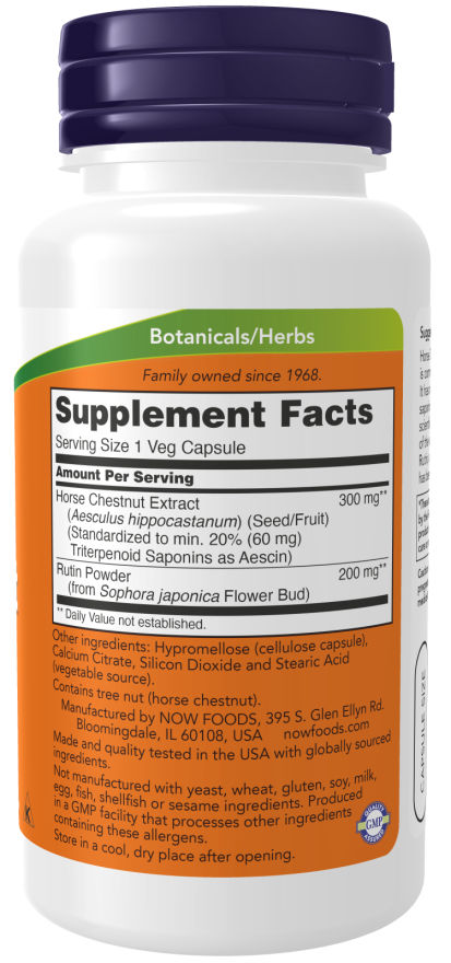 NOW Foods - Gesztenyekivonat, 300mg - 90 kapszula - Image 2