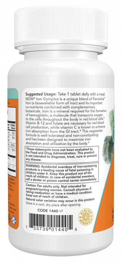 NOW Foods - Vas Komplex - 100 tabletta - Image 3